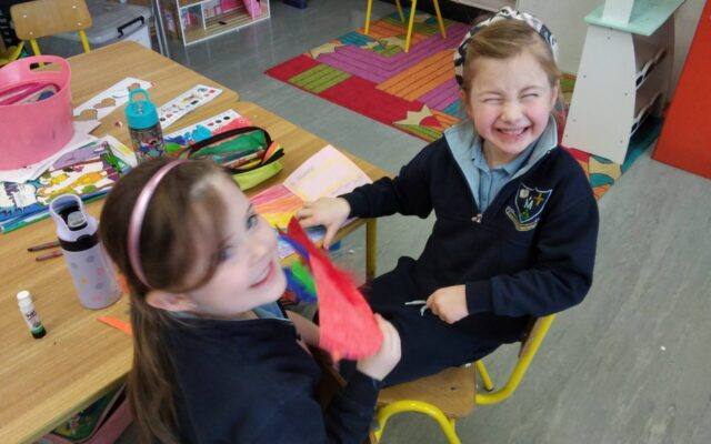 Love is in the air in Senior Infants!